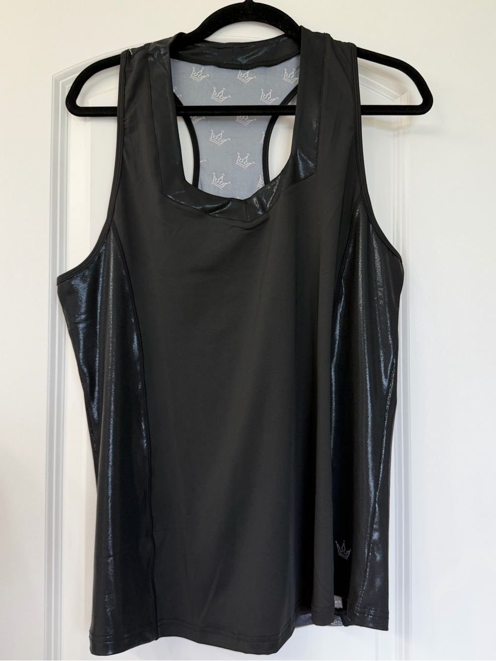 Crowned Athletics Black Flow Tank